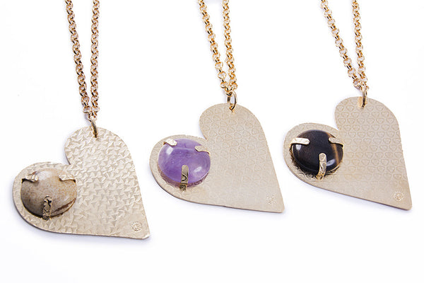 GEM HEART NECKLACE
